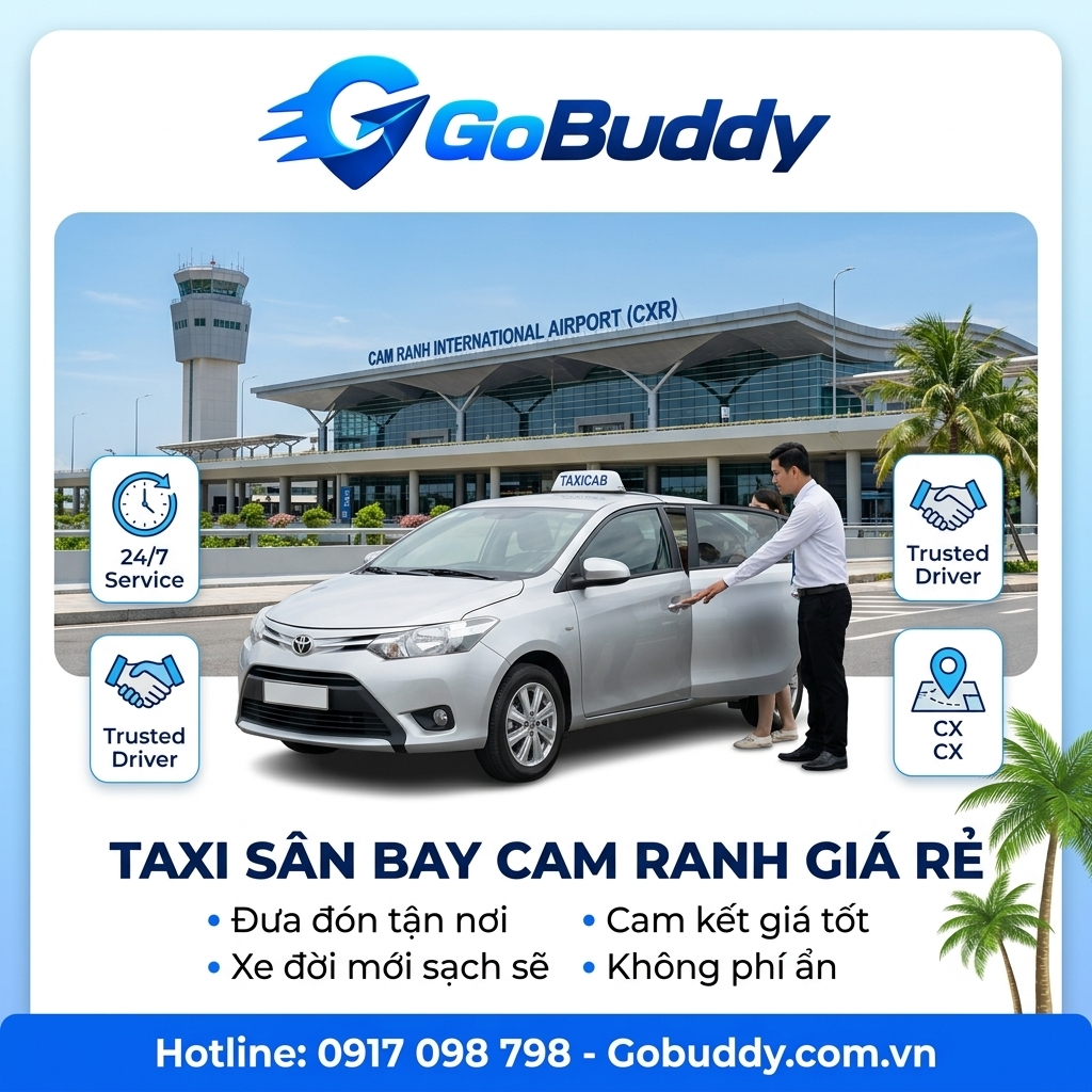 Taxi sân bay Cam Ranh giá rẻ – Đặt xe nhanh, đón đúng giờ