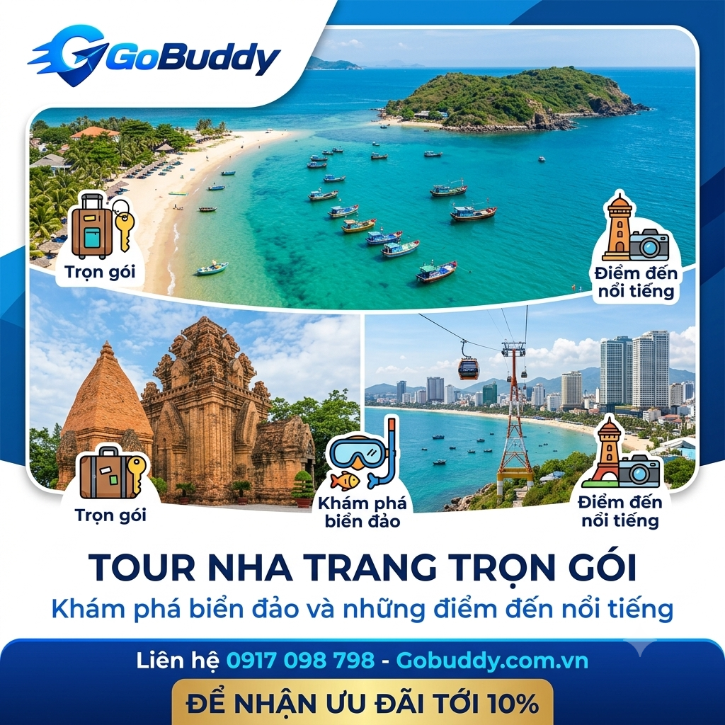 Tour Nha Trang trọn gói – Khám phá biển đảo