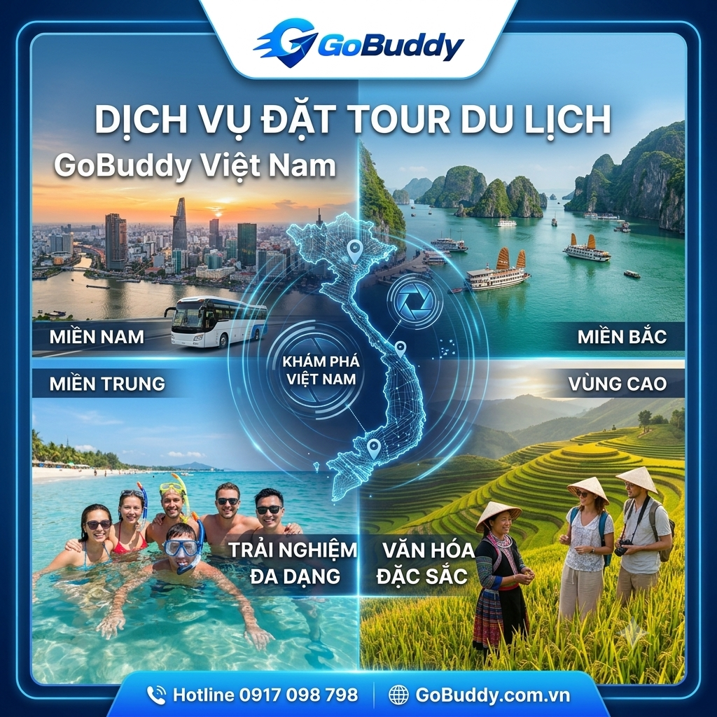 Dịch Vụ Đặt Tour Du Lịch GoBuddy Việt Nam – Khám Phá Hành Trình Trọn Vẹn