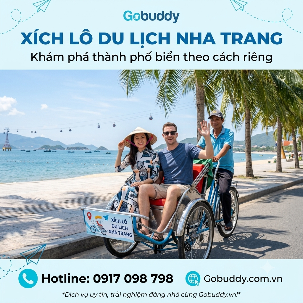 Xích Lô Du Lịch Nha Trang Ảnh Đẹp – Trải Nghiệm Phố Biển Độc Đáo | GoBuddy